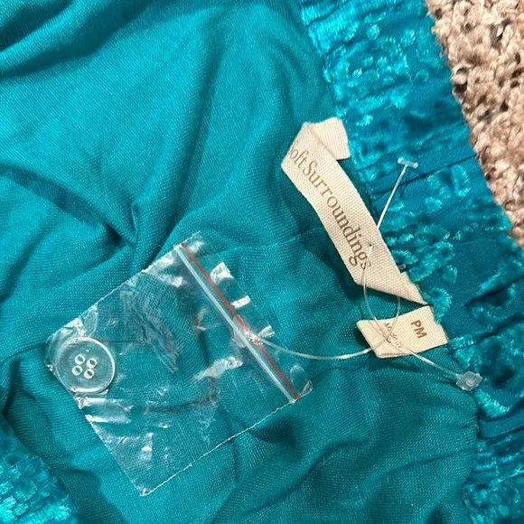 NEW Elegant Boho SOFT SURROUNDINGS Teal Women's Skirt