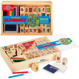 New in package! T.S. Shure Artsy Alphabet Stamp Set