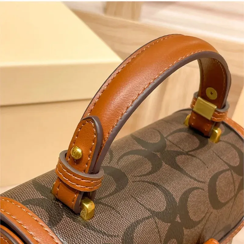 New Minimalist & Fashionable Small Handbag – Contrasting Color Women’s Crossbody Bag, High-End Portable Box Bag