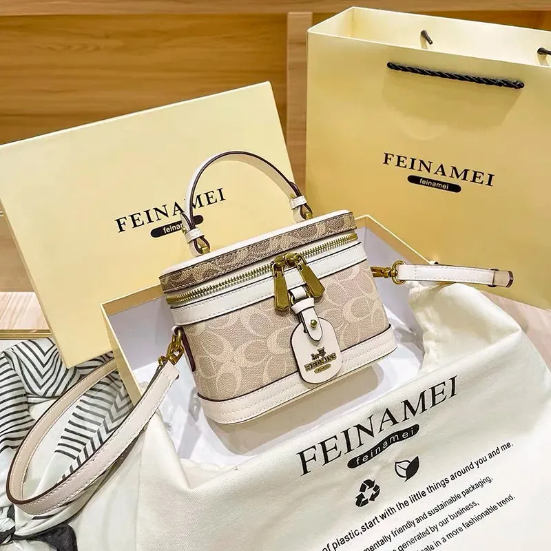 New Minimalist & Fashionable Small Handbag – Contrasting Color Women’s Crossbody Bag, High-End Portable Box Bag