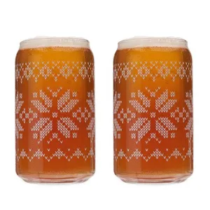 Nordic Knit Beer Glasses