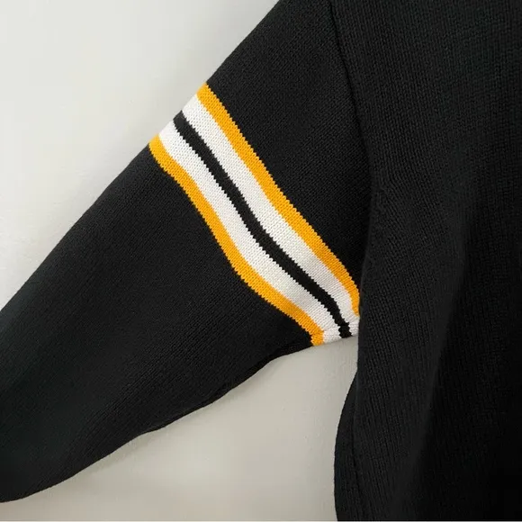 NWT Pittsburgh Steelers WEAR by Erin Andrews Women’s Cropped Tie Sweater S Small