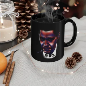 Obama | All-American President | Quote | Black Coffee Mug