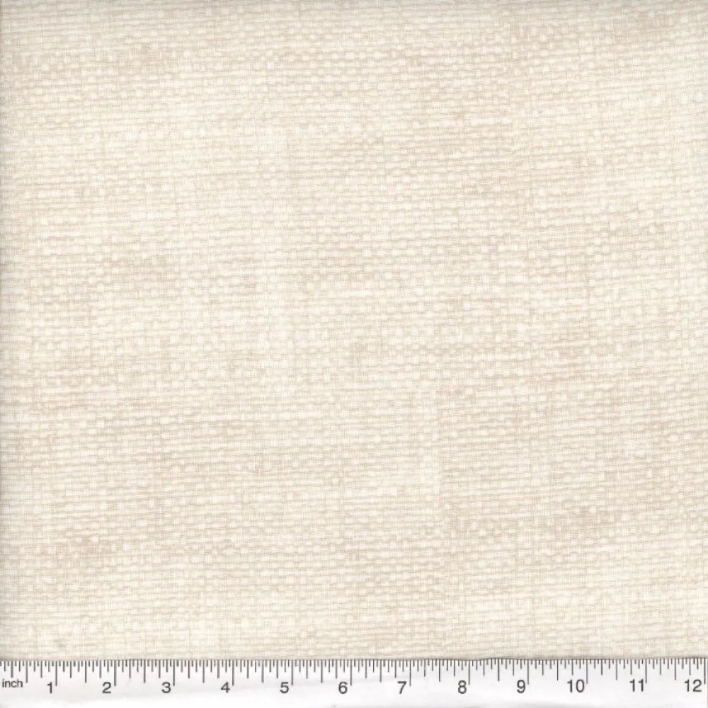 Off White Burlap LOOK Cotton Fabric, Item No. 19103
