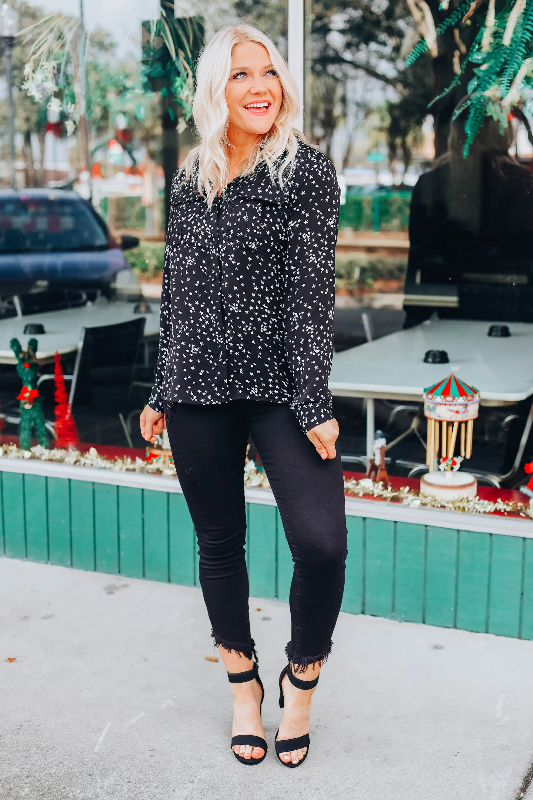 Oh My Stars Top - Black