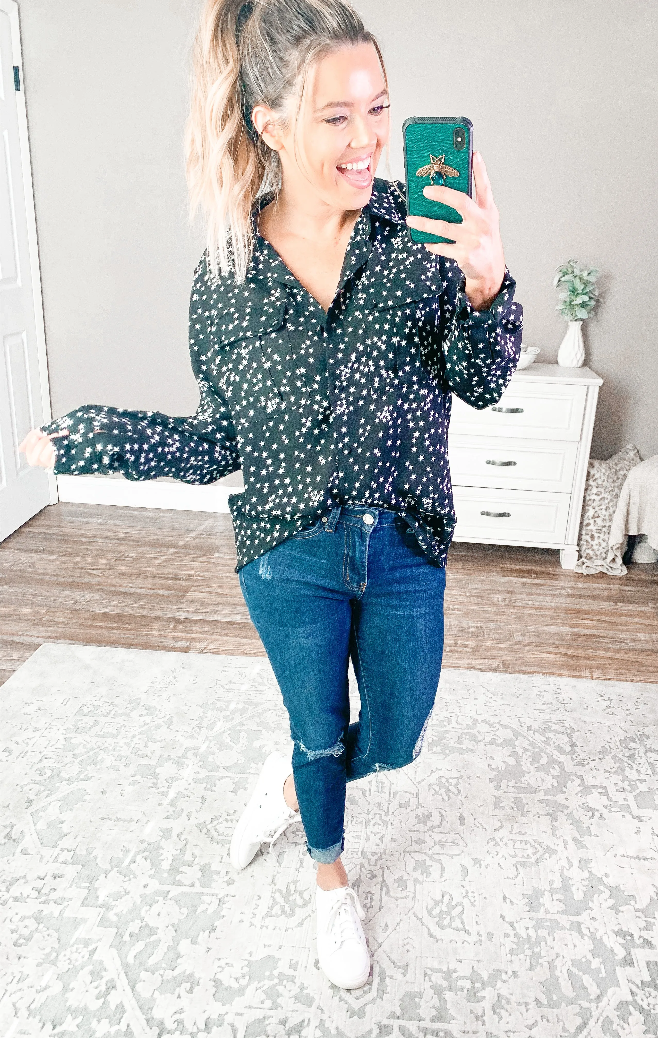 Oh My Stars Top - Black
