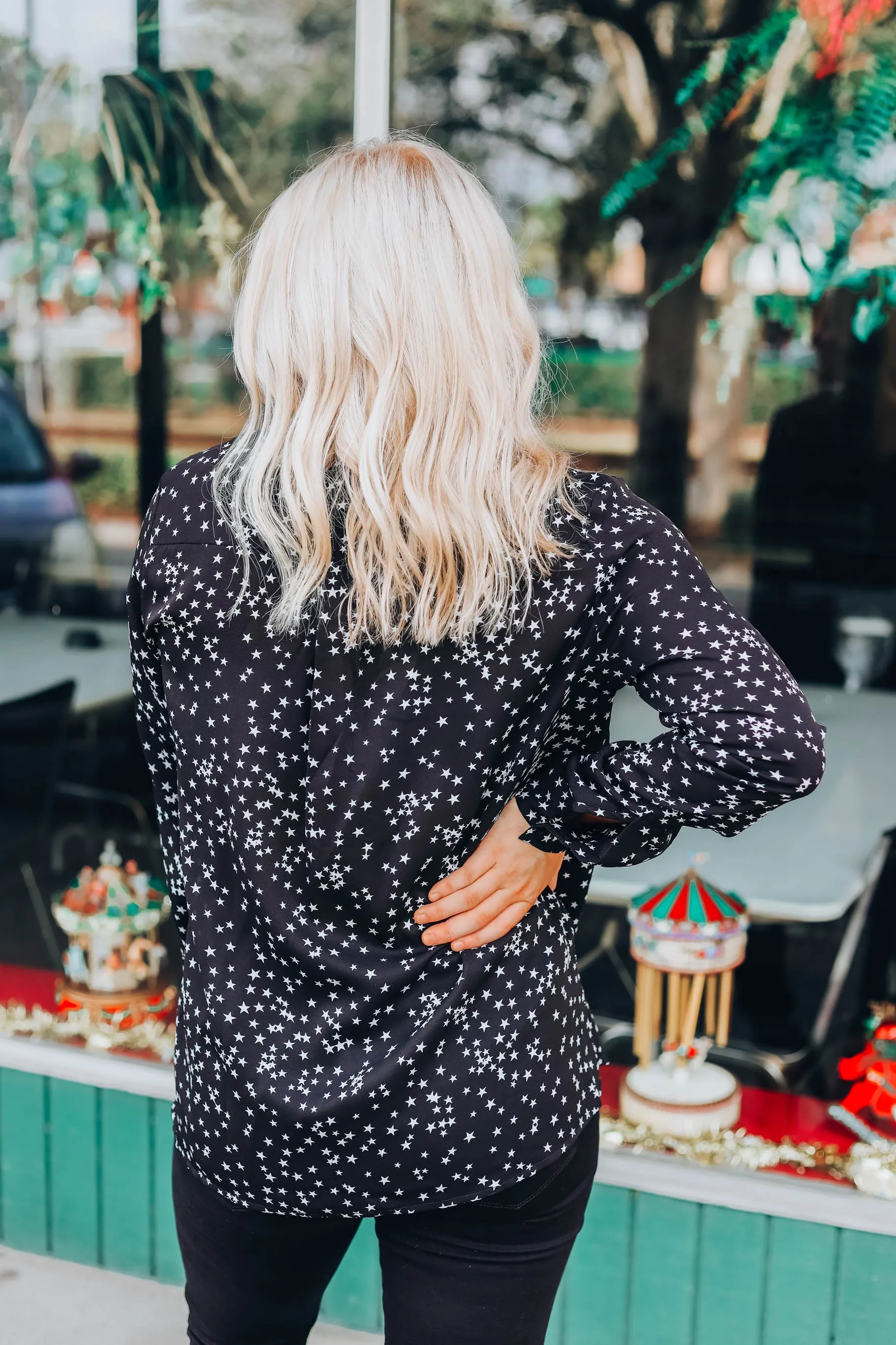 Oh My Stars Top - Black