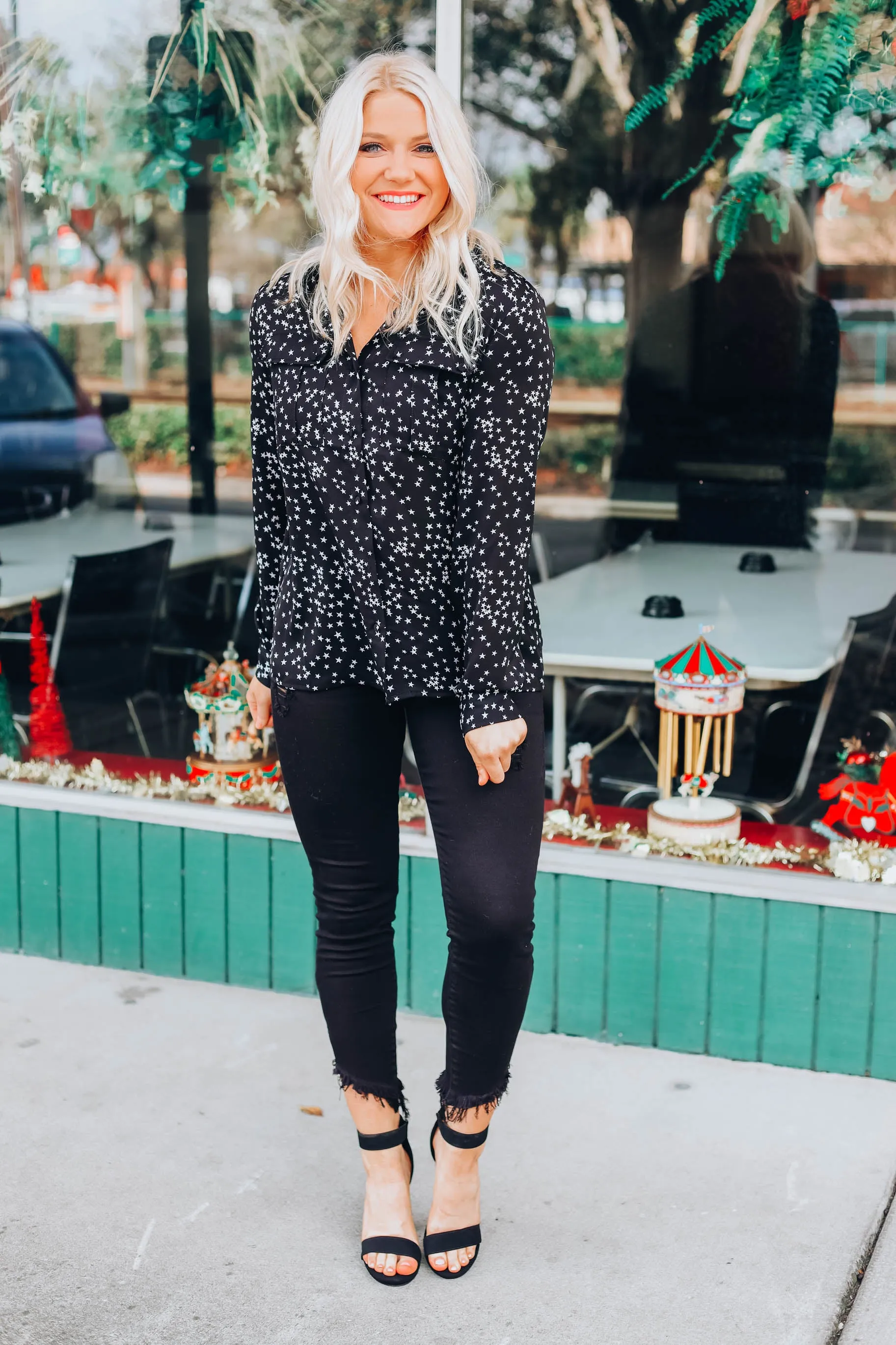 Oh My Stars Top - Black