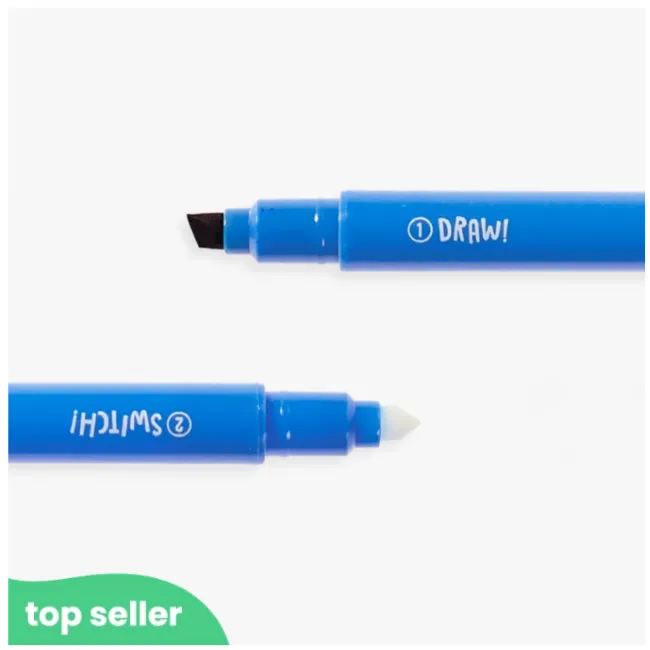 ooly switch-eroo! color-changing markers - set of 12