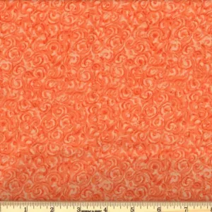 Orange Swirl Fabric, Item No. 20505