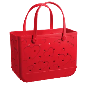 Original Bogg® Bag - Conversation Hearts BRIGHT RED