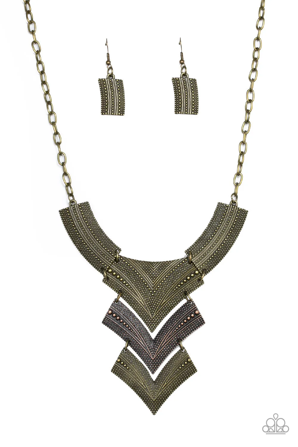 Paparazzi - Fiercely Pharaoh - Multi Necklace