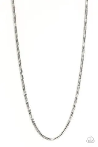 Paparazzi - Killer Crossover - Silver Necklace