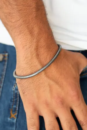 Paparazzi Winning - Black Bracelet