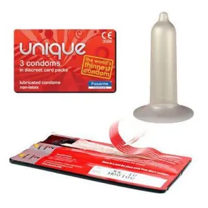 Pasante | Unique | Latexvrije condooms 3x