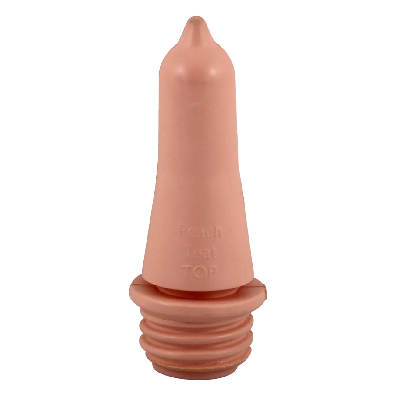 Peach Teats threaded pink teat