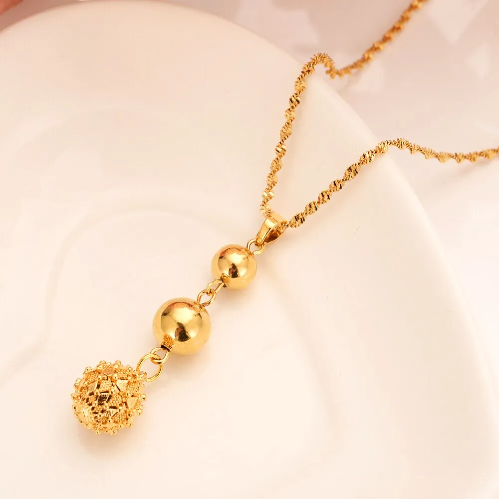Pendant Necklace and Drop Earrings
