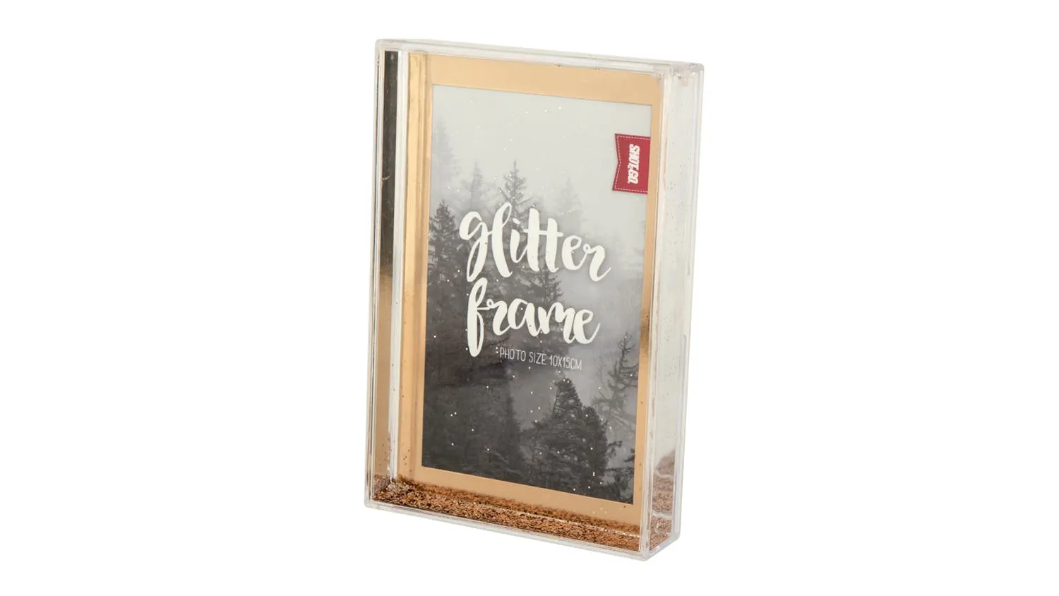 Photo Block Frame 6×4 Glitter (Various Colours)