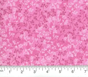 Pink Floral Fabric, Item No. 20109