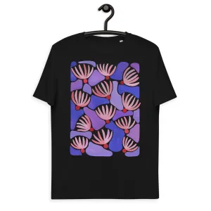 Pink Flowers - Unisex Organic Cotton T-Shirt