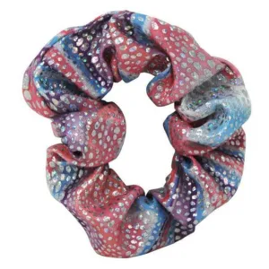 Pink Poppy Under The Sea Shimmering Scrunchie