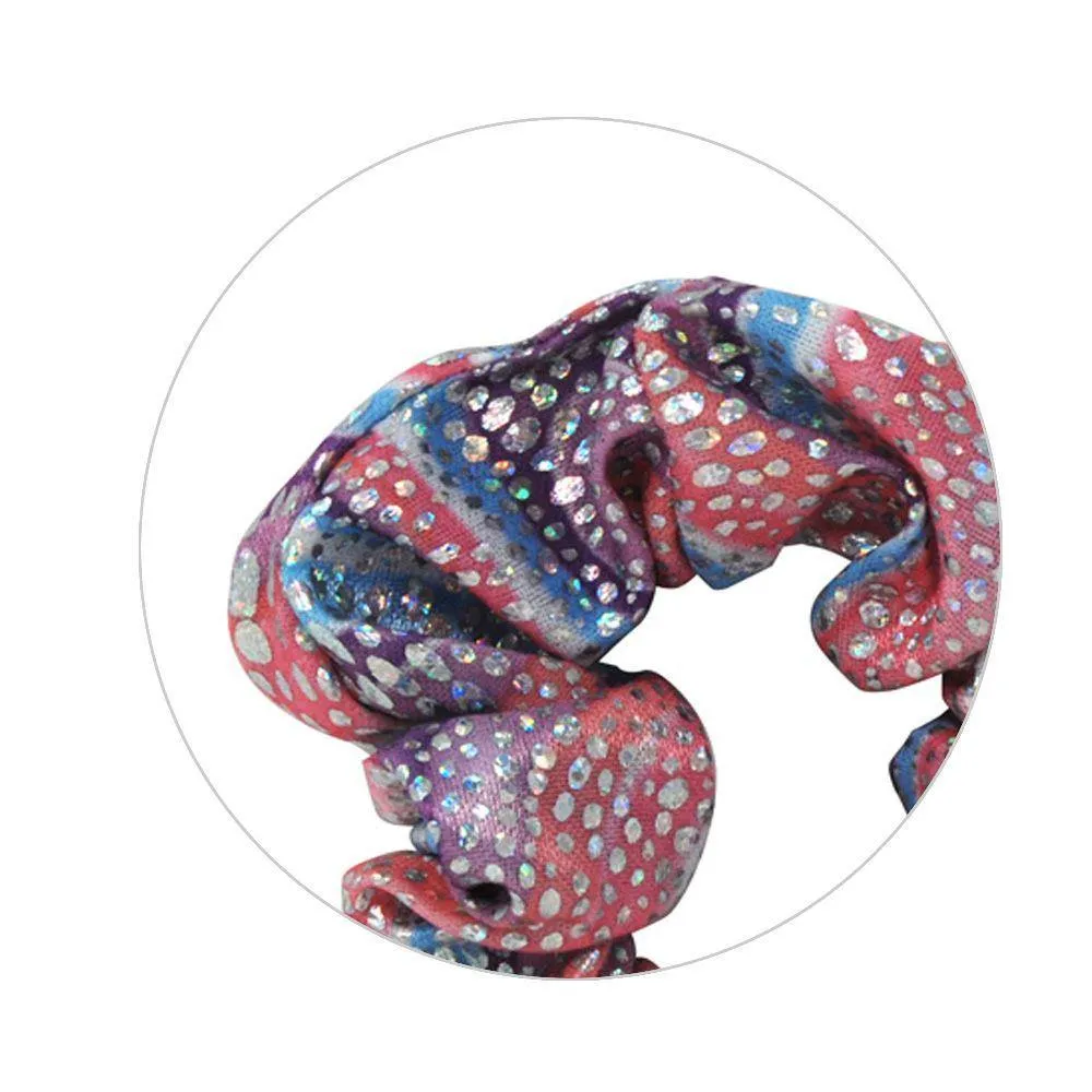 Pink Poppy Under The Sea Shimmering Scrunchie