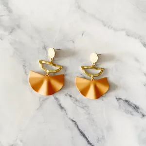 Pleated Fans earrings