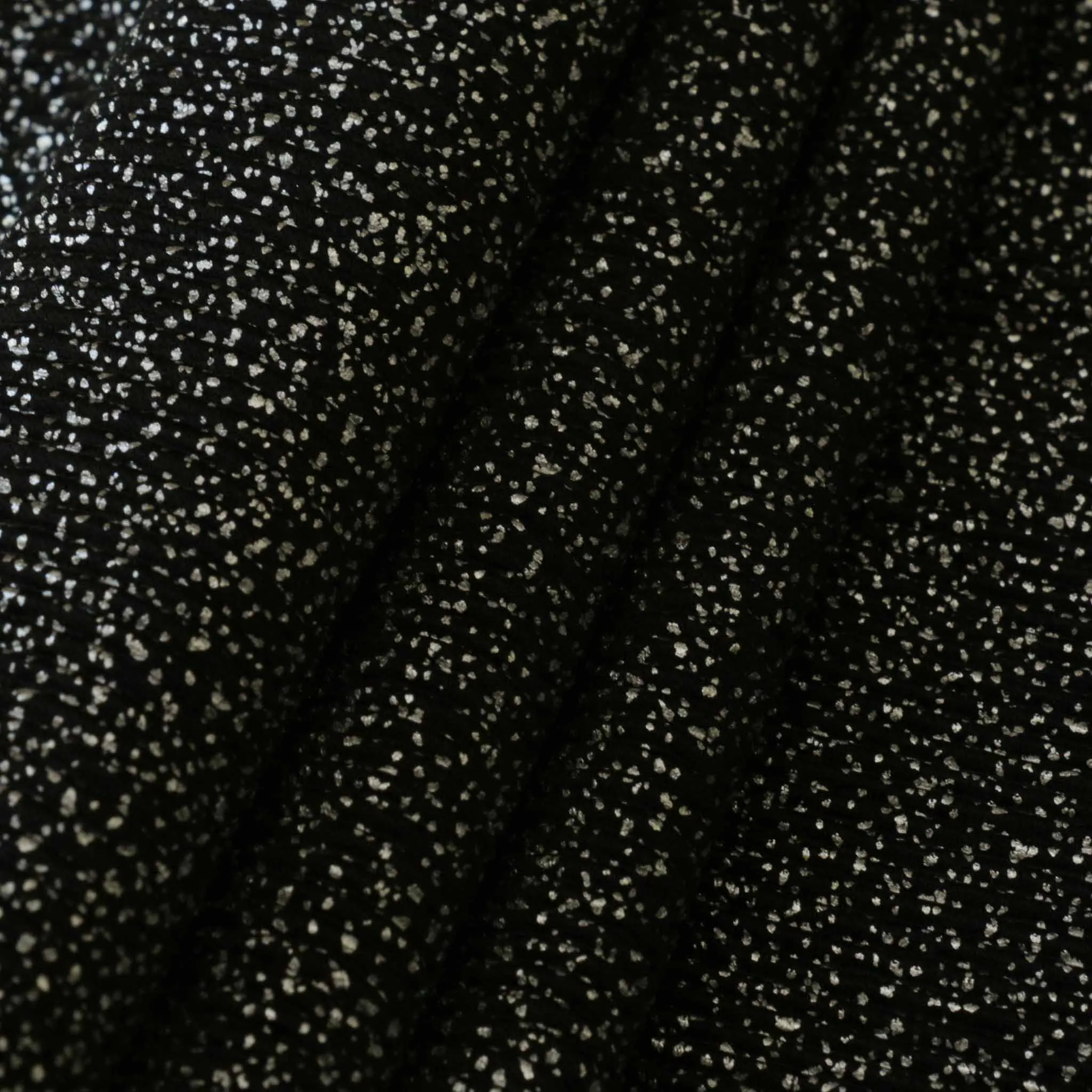 Plisse fabric - Black