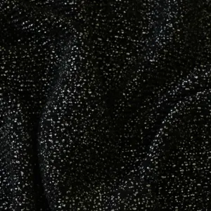 Plisse fabric - Black