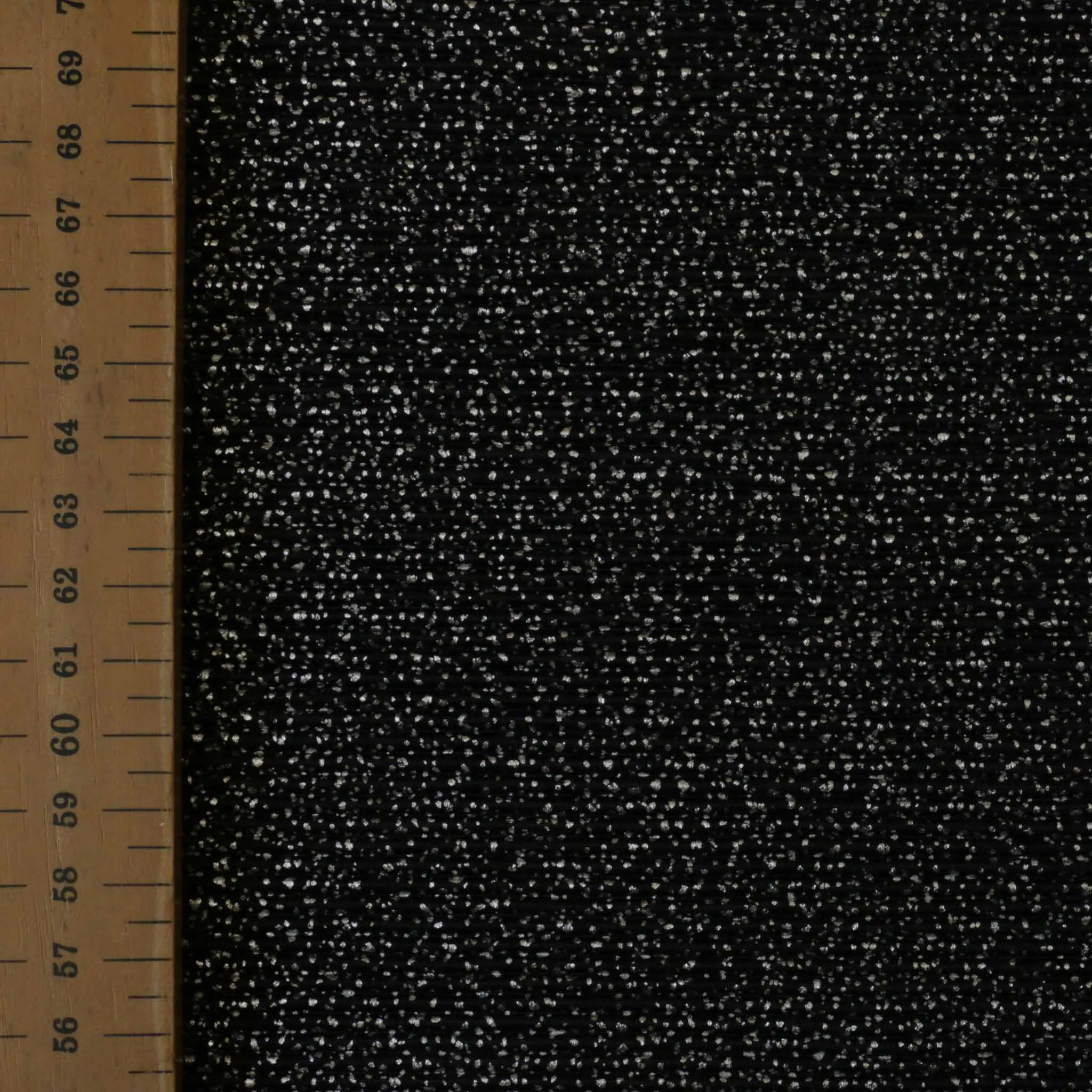 Plisse fabric - Black