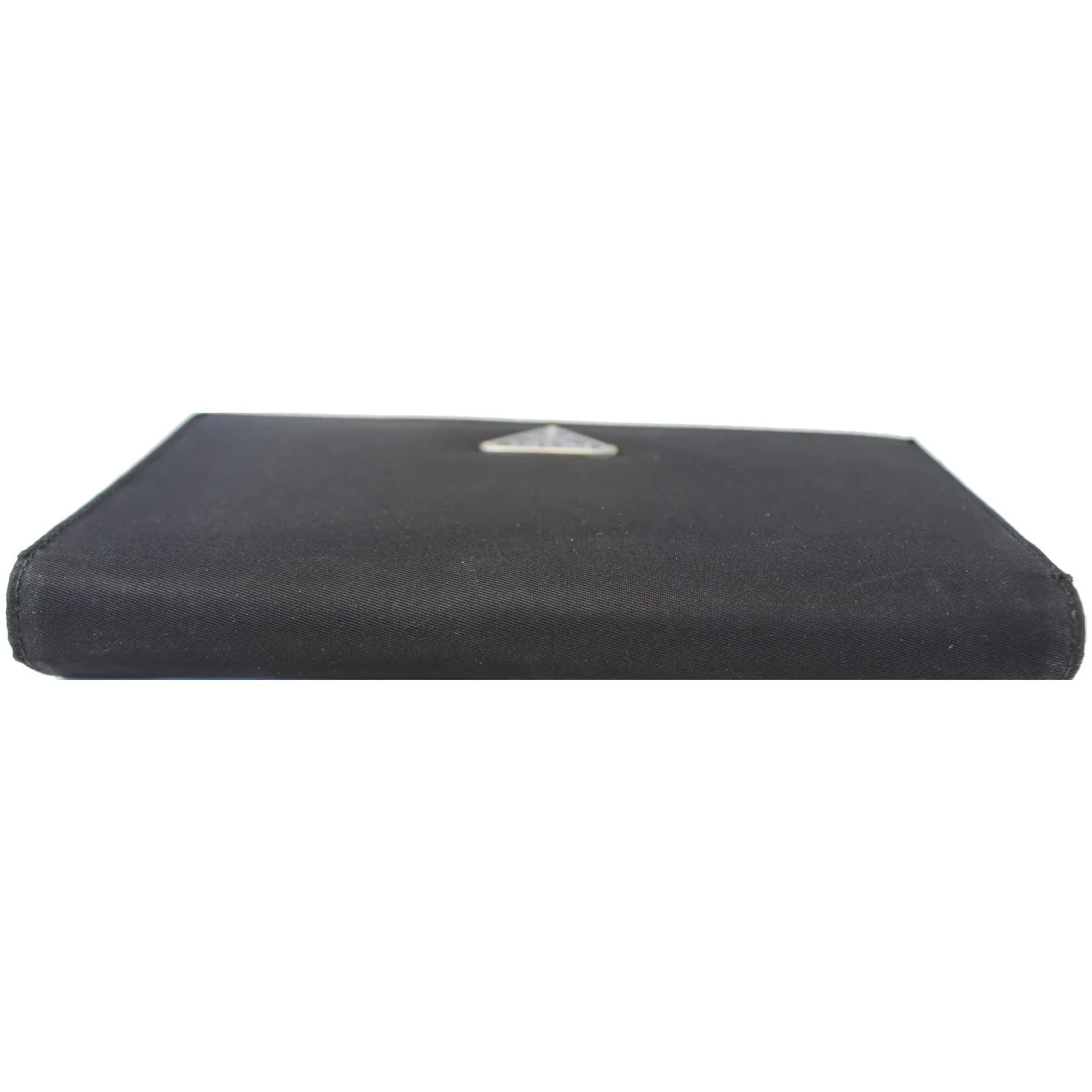 PRADA Nylon Bifold Long Wallet Black