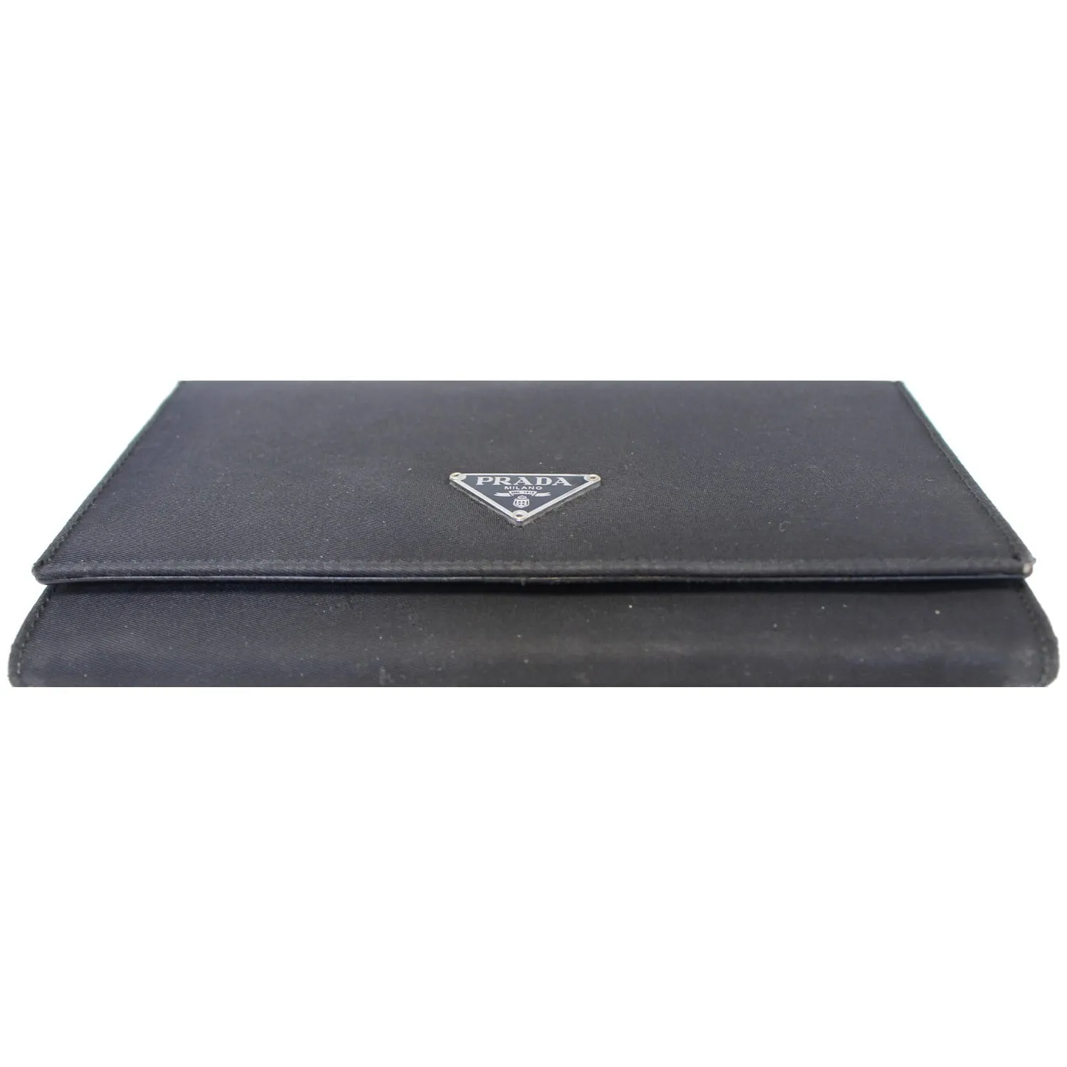 PRADA Nylon Bifold Long Wallet Black