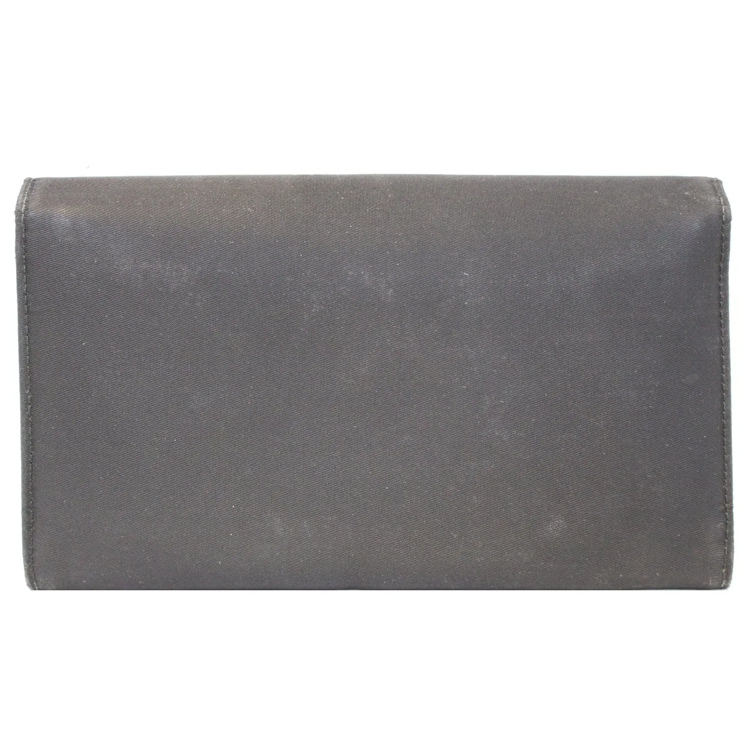 PRADA Nylon Bifold Long Wallet Black