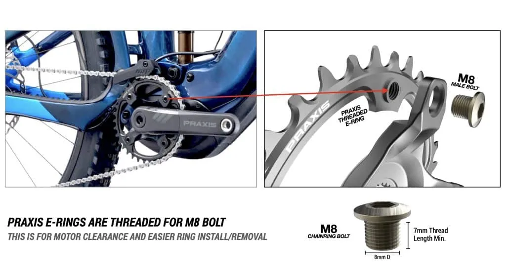 Praxis Narrow Wide MTN E-RING 104BCD