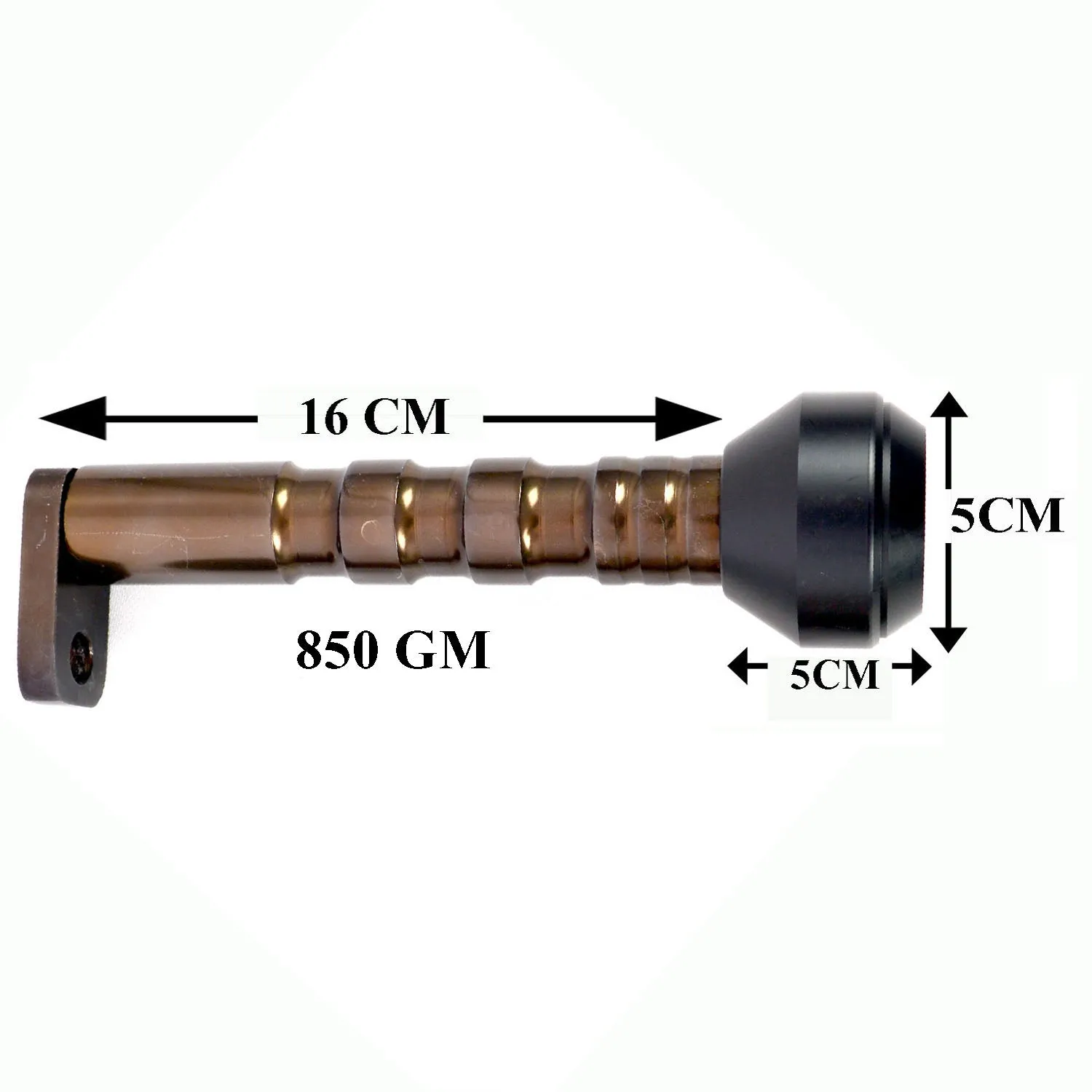 Premium Quality Heavy Duty Frame Slider For Yamaha MT 15 Brown.