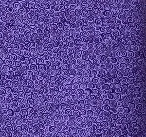 Purple Curly Q Fabric, Item No. 20237