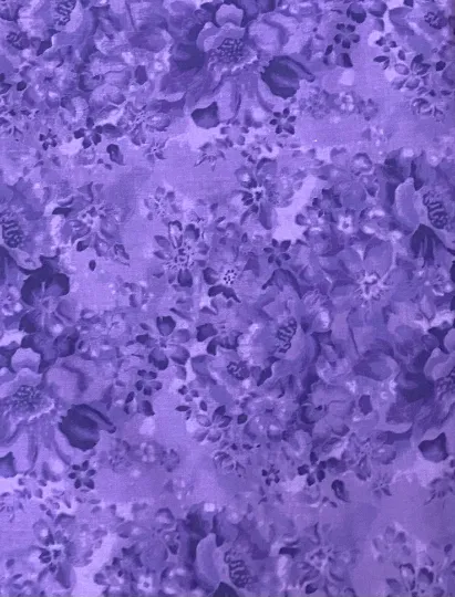 Purple Floral Fabric, Item No. 22303