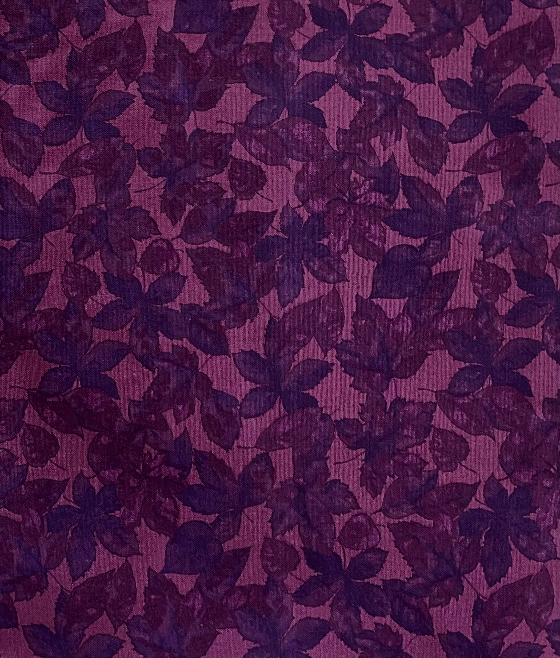 Purple Leaves Fabric, Item No. 22268