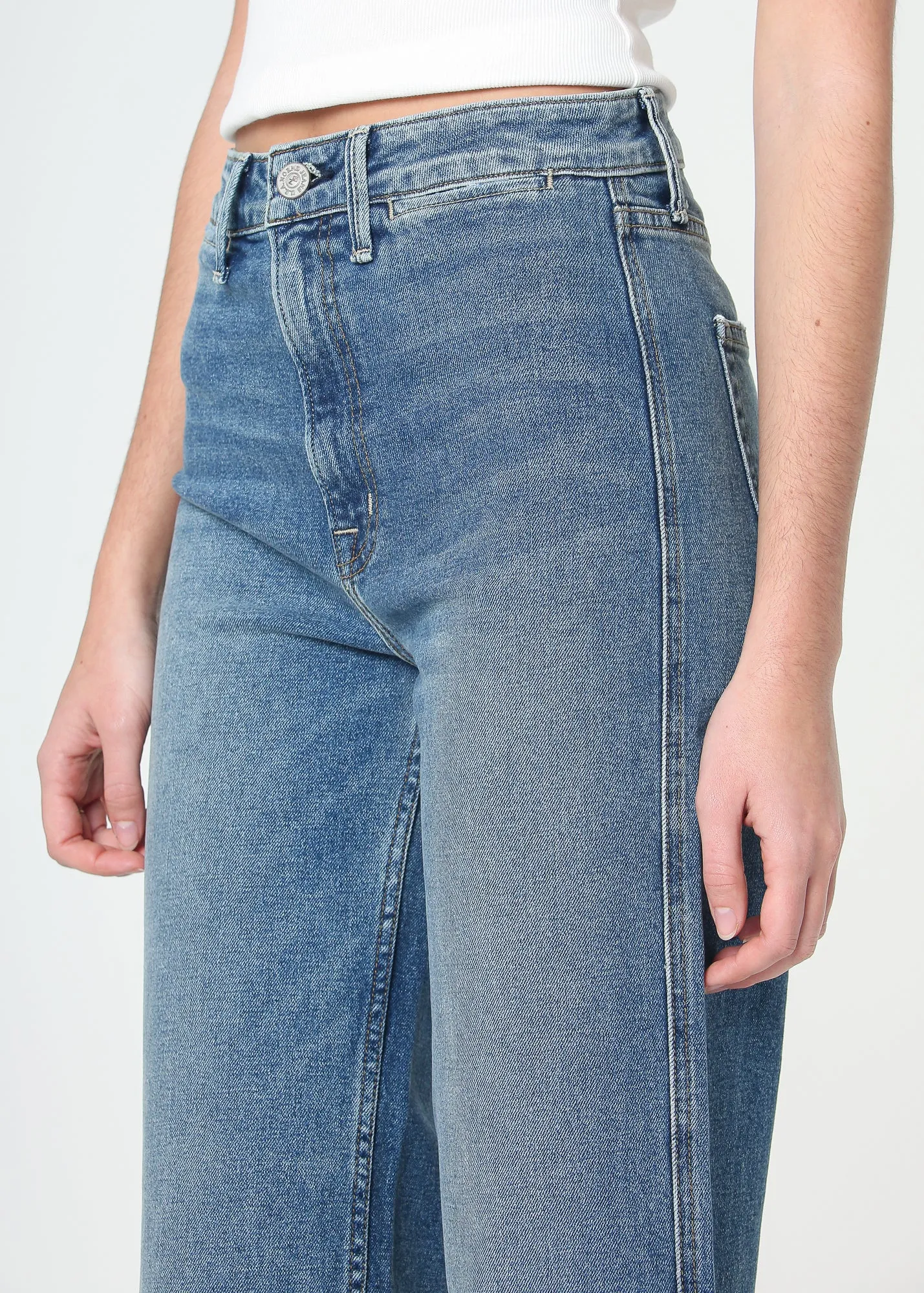Queen High Rise Crop Wide Leg