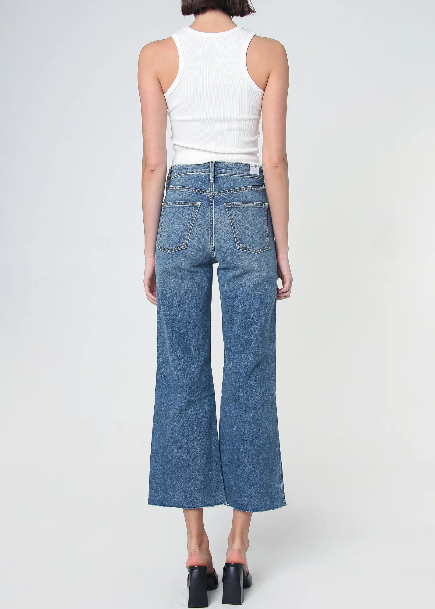 Queen High Rise Crop Wide Leg