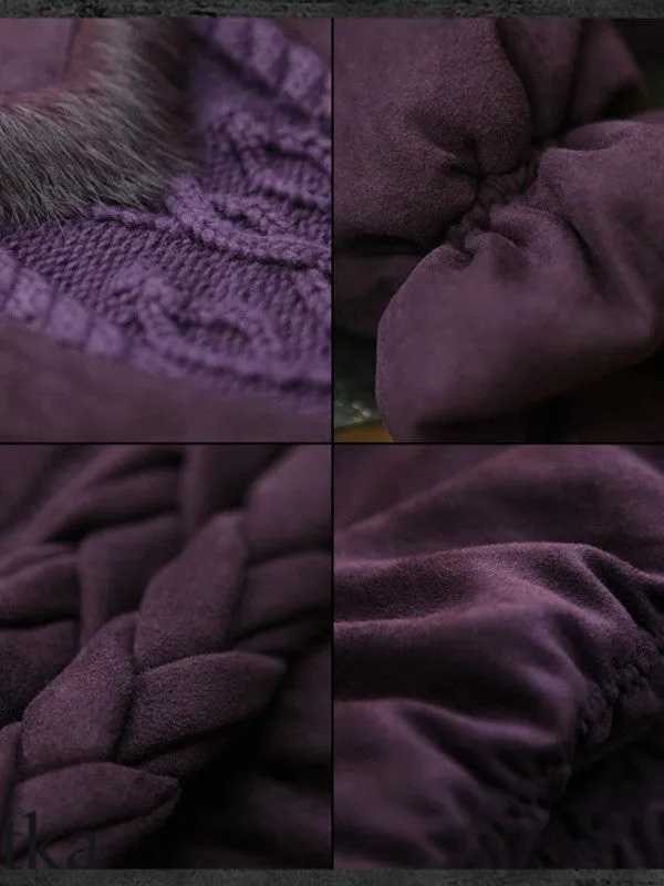 queen plum coat