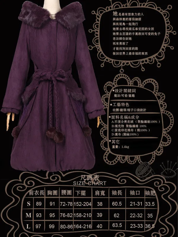 queen plum coat