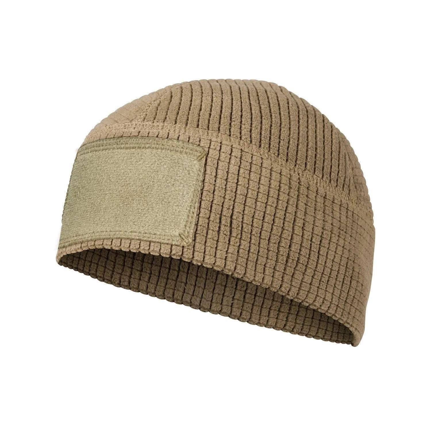 RANGE Beanie Cap - Grid Fleece - Coyote