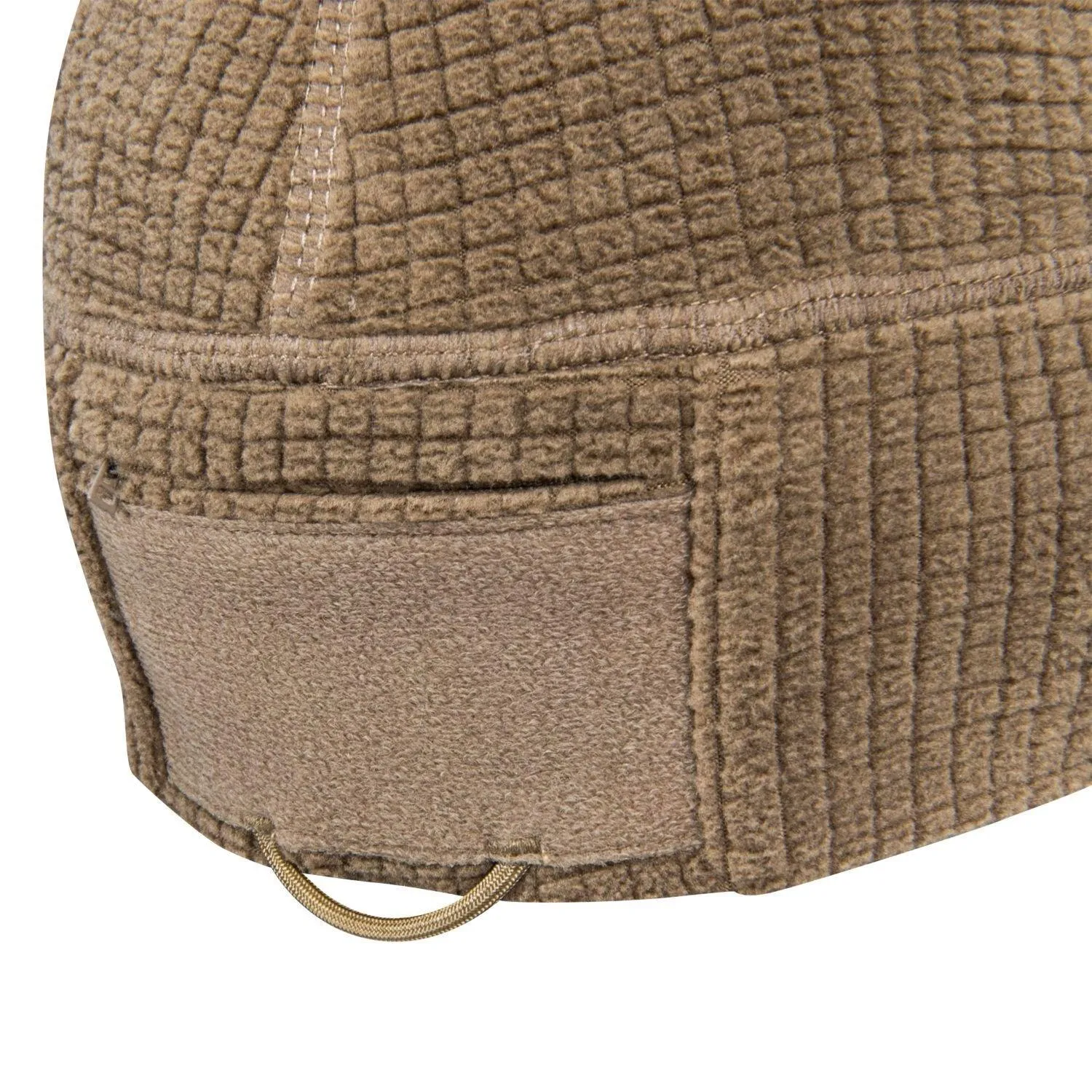 RANGE Beanie Cap - Grid Fleece - Coyote