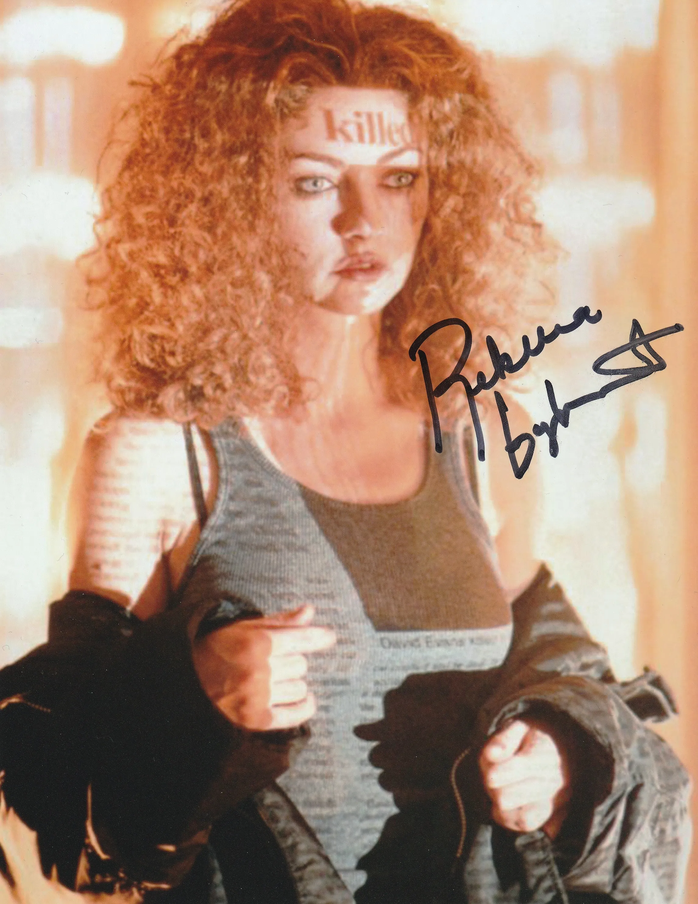 Rebecca Gayheart signed Urban Legend 8x10 photo