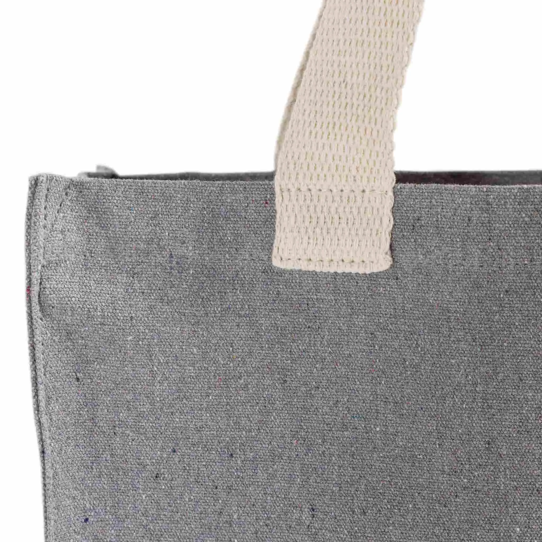 Recycled Canvas Trendy Shopper Tote
