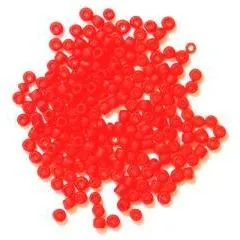 Red Frosted Rocailles