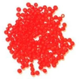 Red Frosted Rocailles