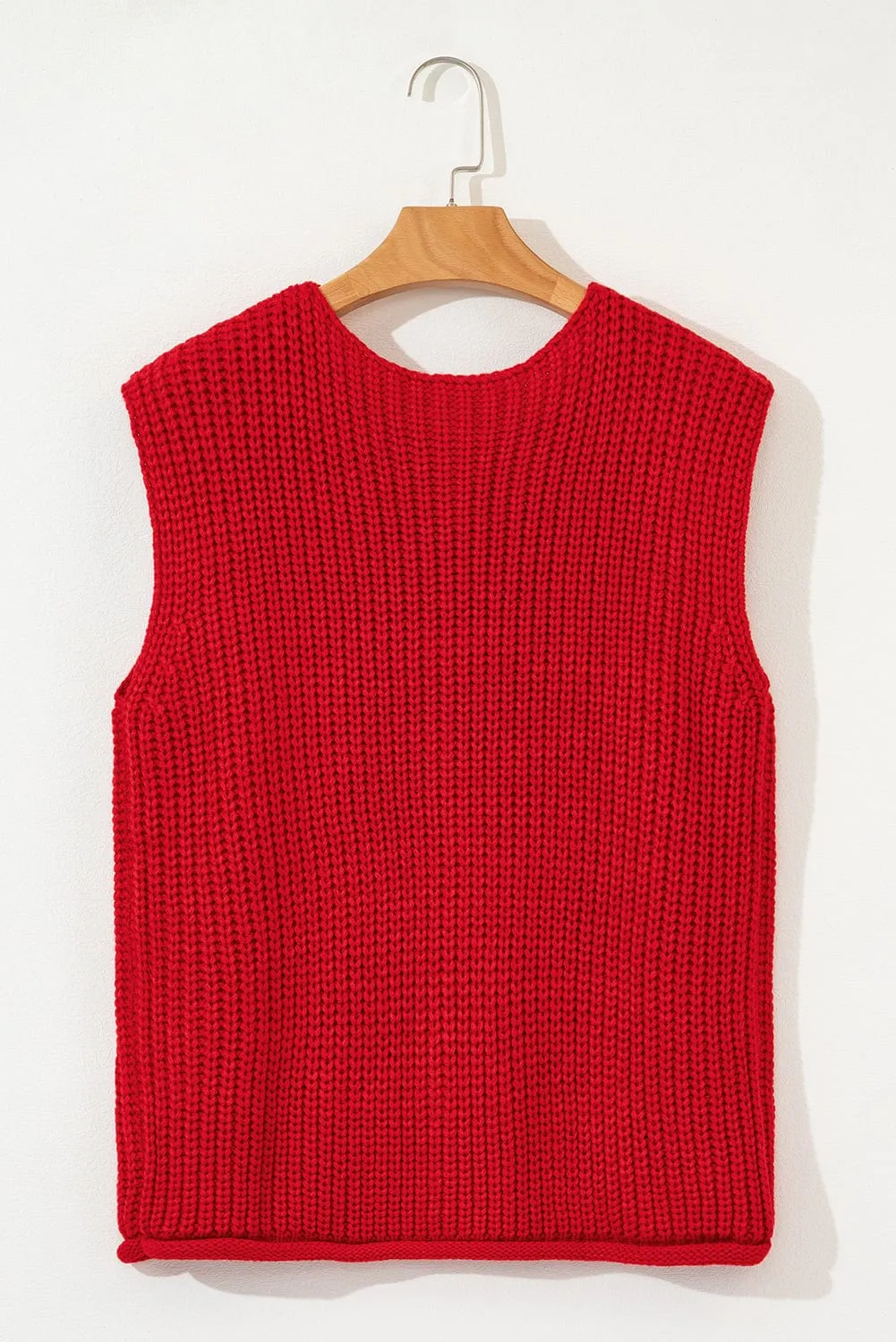 Red Sweater Knit Vest