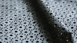 REMNANT 0.60m x 1.50m - LEATHERETTE FABRIC - Lace Style